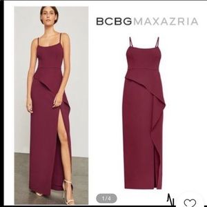 Bcbg Stella peplum gown